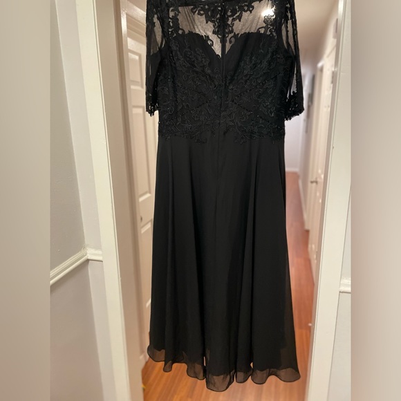 JJ's House Black Formal Dress with Beading! Only worn once. - Picture 8 of 14